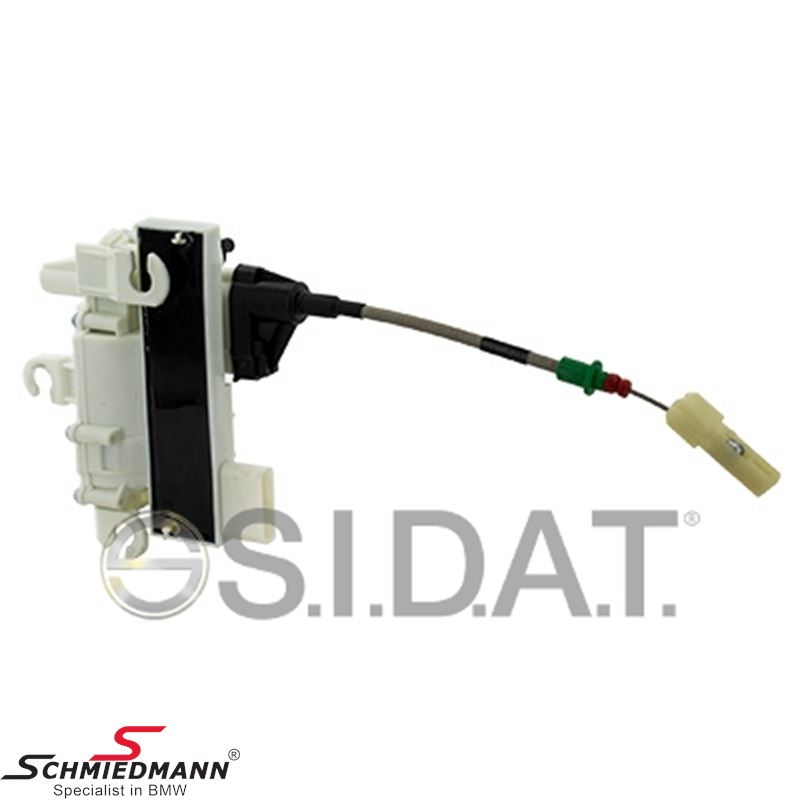 Actuator inclusive locking mechanism, central locking, soft close, front door right side