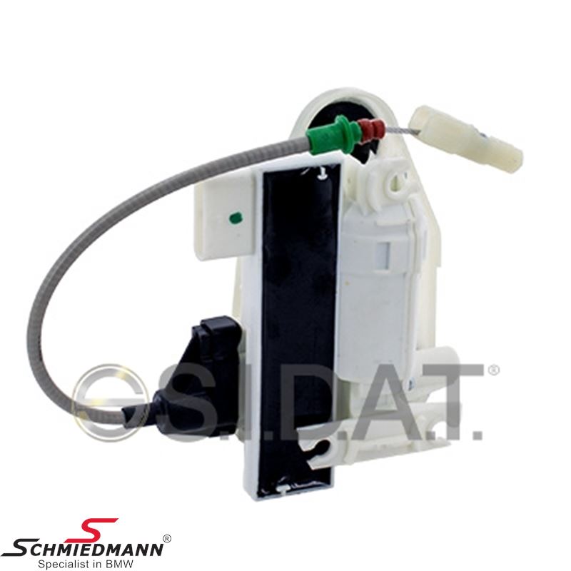 Actuator inclusive locking mechanism, central locking, soft close, front door, right side