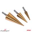 03271 宝马 F12 -  Step drill set - 4-12mm, 4-20mm, 4-32mm, 3 pcs