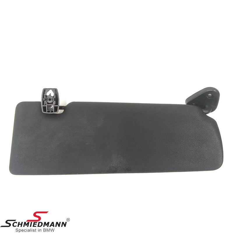 Sun visor black with make up mirror L.-side