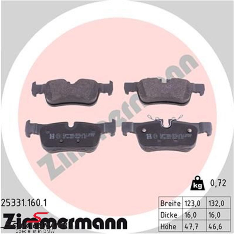 Brake pads rear