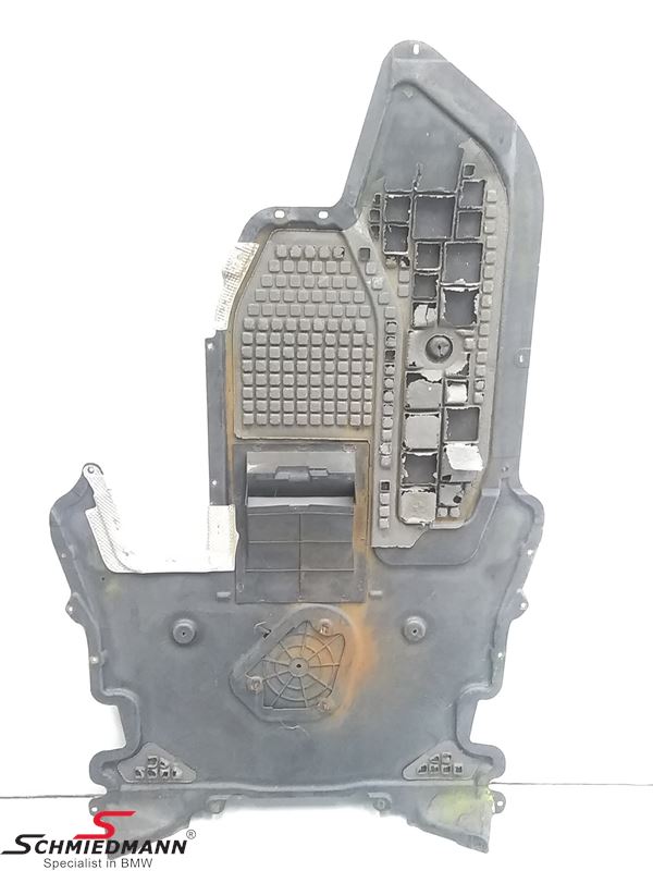 Engine undercarriage cover rear part by transmission