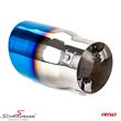 02198 宝马 F07 GT LCI -  Exhaust tip - stainless steel, single output, MT 007BLC, blue chrome