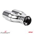 01304 MINI R55 -  Exhaust tip - stainless steel, dual output, MT 004, chrome