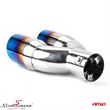 02354 宝马 2472 -  Exhaust tip - stainless steel, double output, MT 022BLC, blue chrome