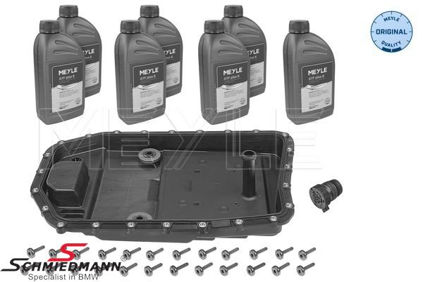 Oil pan and oil for automatic transmission