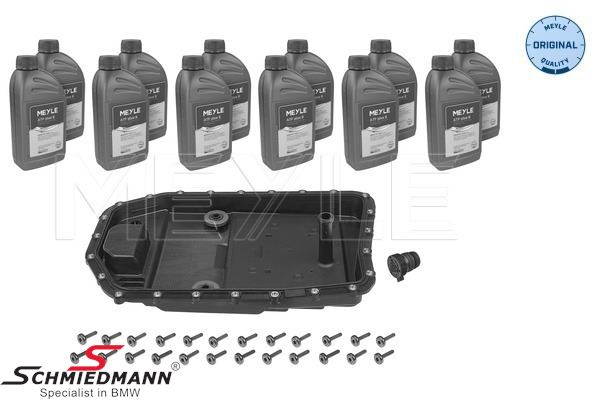 Oil pan and oil for automatic transmission