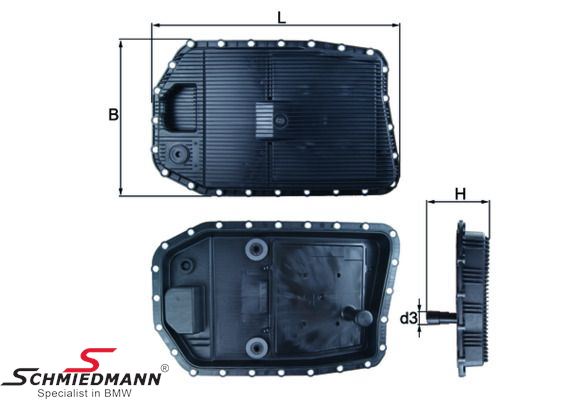 Oil pan for automatic transmission