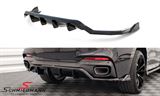 INF16MOT1-MD BMW X6 (F16) -  Maxton Design central diffuser, rear, gloss black