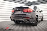 INF16MOT1-MD BMW X6 (F16) -  Maxton Design central diffuser, rear, gloss black