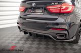 INF16MOT1-MD BMW X6 (F16) -  Maxton Design central diffuser, rear, gloss black