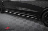 SKG07MLCI-MD BMW X7 (G07 LCI) -  Maxton Design side skirt extension set, gloss black