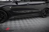 SKG07MLCI-MD BMW X7 (G07 LCI) -  Maxton Design side skirt extension set, gloss black