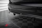 ING07MLCI-MD BMW X7 (G07 LCI) -  Maxton Design central diffuser, rear, with vertical bars, gloss black