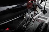 ING07MLCI-MD BMW X7 (G07 LCI) -  Maxton Design central diffuser, rear, with vertical bars, gloss black