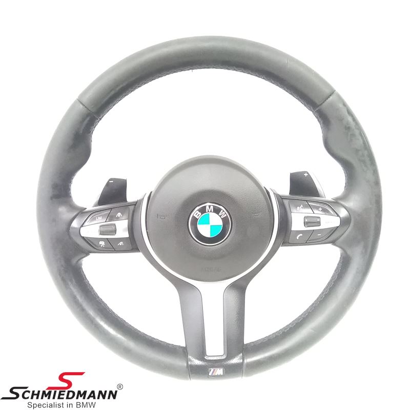 Sport leather steering wheel - original BMW ///M-sport (Airbag included)