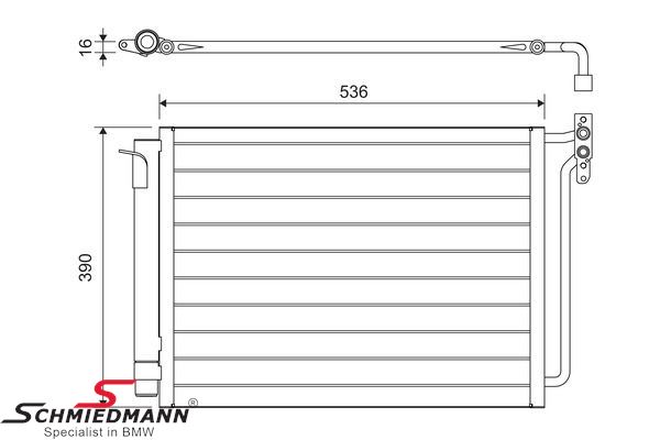 Condenser for aircondition