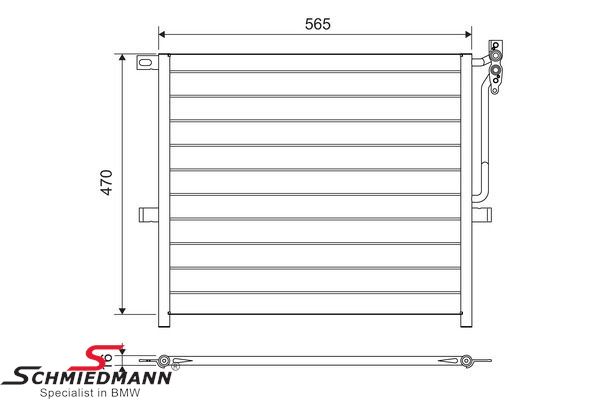 Condenser for aircondition