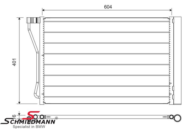 Condenser for aircondition