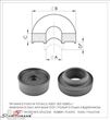 33531128610TG 33531128610 33 53 1 128 610 1128610 BMW E36 -  Spring pad upper rear