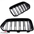 NSF39GBDG BMW X2 (F39) -  Kidney set - high gloss black, double spokes