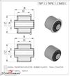 33326770786TG 33326770786 33 32 6 770 786 6770786 宝马 X3LCI (E83LCI) -  Trailing arm bushing, rear