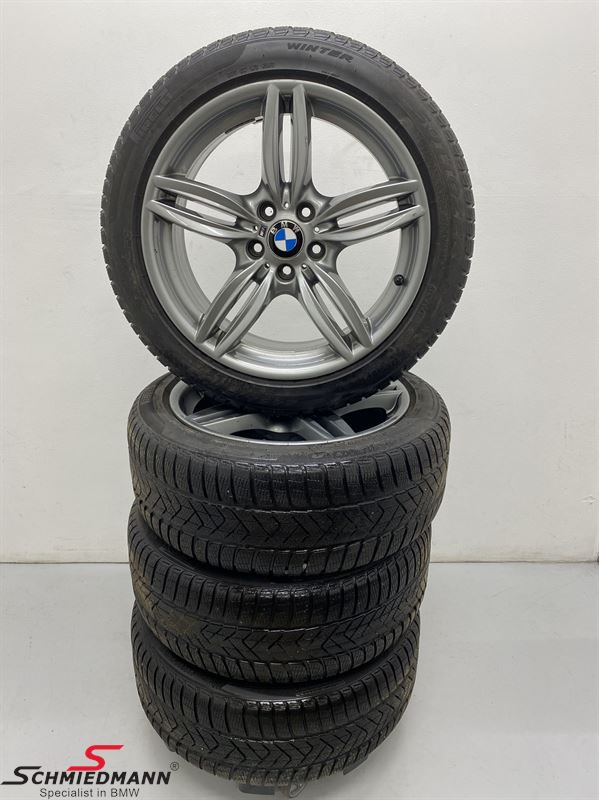 19" org. BMW Alufelgen mit Winterreifen "M Doublespoke 351" Satz 4st