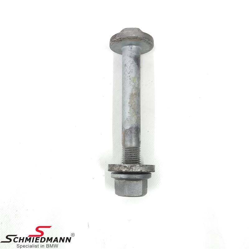 Eccentric bolt for rear trail arm bushes M14X105-10.9 with nut and washer