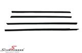 GLE30SQSET2  Rubber sealing set for door frame, front, left and right side