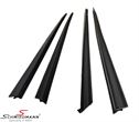 GLE30SQSET2  Rubber sealing set for door frame, front, left and right side