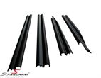 ILE304DSET BMW E30 -  Sill strip set, Black PVC plastic 