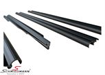 ILE304DSET BMW E30 -  Sill strip set, Black PVC plastic 