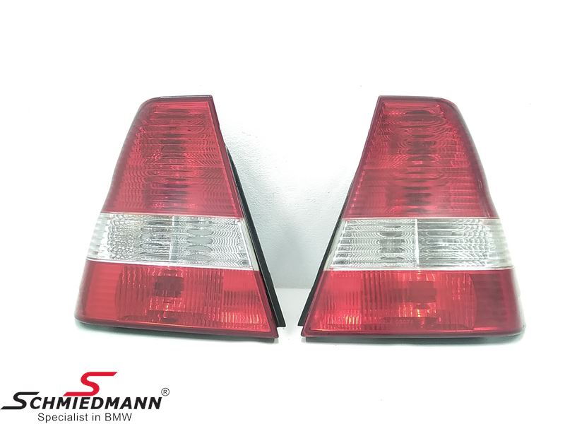 Taillight set crystal red/white