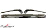 HSKE10CLSET BMW E10 1502-2002TII -  Rear bumper set, chrome - Long sidebumpers, with EU license plate lamp holes