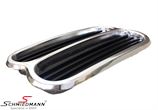 51131801577SQ 51131801577 51 13 1 801 577 1801577 BMW E10 1502-2002TII -  Aluminum front, center grille
