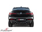 S-BM-T-29H 宝马 X4 M (F98 LCI) -  Akrapovic sport rear silencer, Slip-On Line (Titanium) - without tailpipes