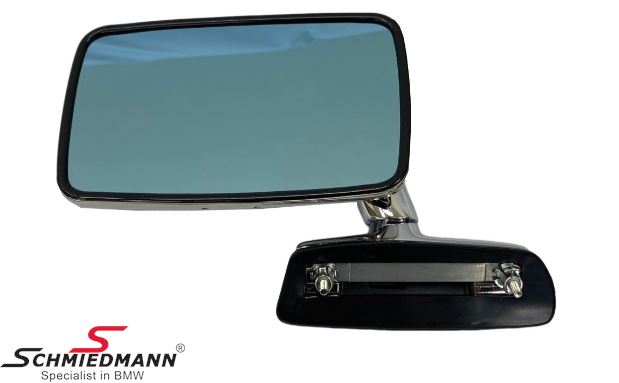 Side mirror with mounting kit - left side