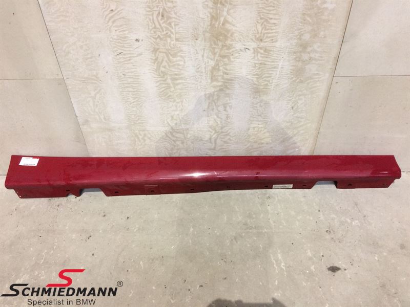 Door sill trim panel right A61 Karmesinrot