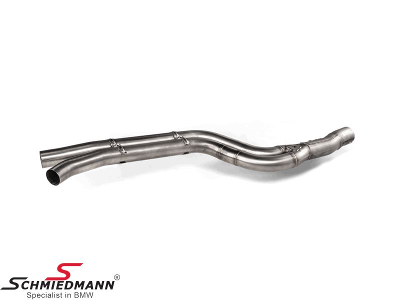 Akrapovic evolution link pipe set (Titanium)