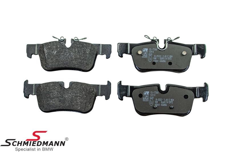 Brake pads rear