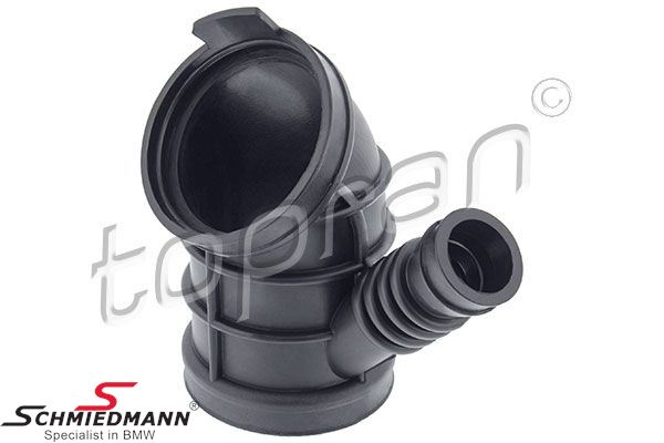 Intake tube at throttle body