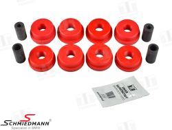 Rear axle rubber mounting set, Polyurethan