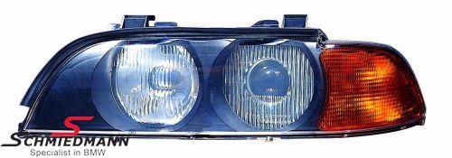 Headlight with yellow indicator D2S/HB3, right side - Bi-Xenon