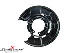 34216792239IC 34216792239 34 21 6 792 239 6792239 BMW E81 -  Brake protection plate, rear, left side