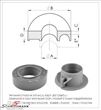 33531133671TG 33531133671 33 53 1 133 671 1133671 BMW E60 -  Spring pad bottom, rear