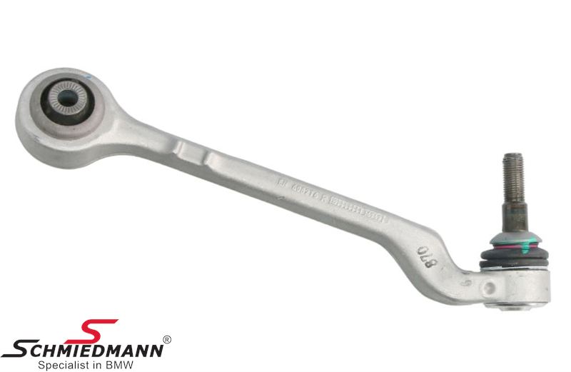 Control arm - right side, front, with rubber mounting