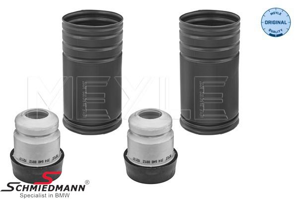 Shock absorber protective tube set - inclusive additional dampers, front, for models without adaptive drive