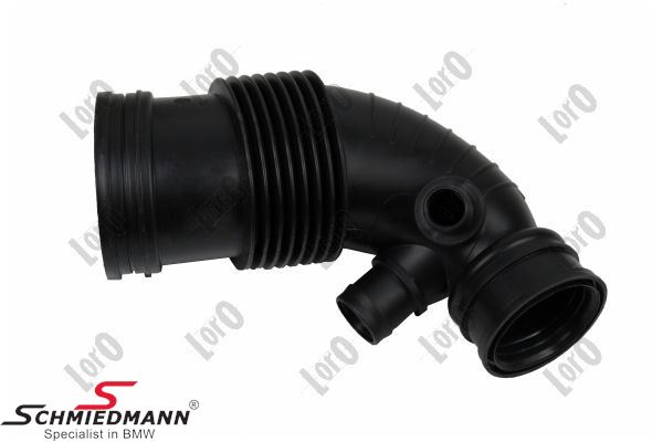 Rubber boot air intake