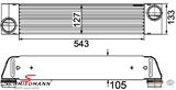 17517791909H 17517791909 17 51 7 791 909 7791909 宝马 E65 -  Intercooler
