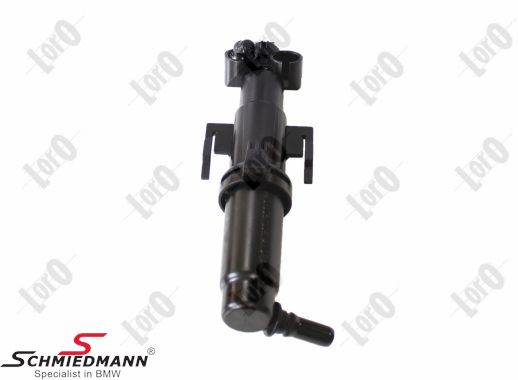 Telescopic nozzle without nozzle head, for headlight cleaning system, right side